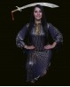 Sable de danza oriental plateado