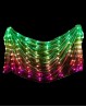 Voile lumineux de danse orientale multicolore
