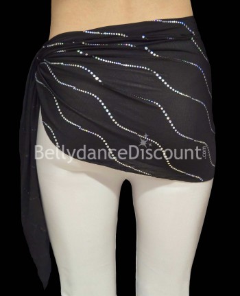 Pañuelo oriental negro con...