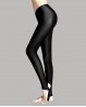 Black dance stirrup pants