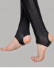 Black dance stirrup pants