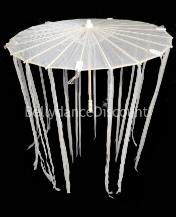 Ombrello luminoso con nastri