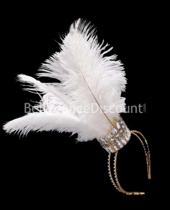 Rhinestones and feathers...