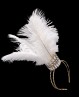 Kopfschmuck mit Strasssteinen und Federn