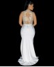 Tanzkleid in Silber und Weiß