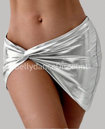 Silver twisted hip band