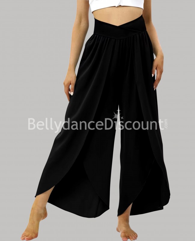 Black flared dance pants