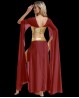 Burgundy and gold Bellydance outfit