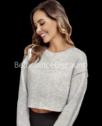 Sweat de danse gris clair