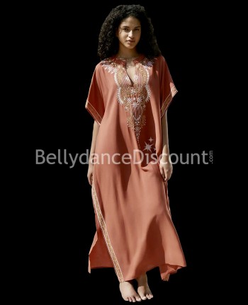 Djellaba femme terracotta