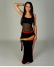 Top in schwarz für den orientalischen Tanz