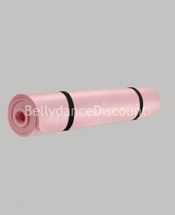 Tappetino fitness rosa + cinghia