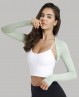Bolero de baile manga larga verde pastel