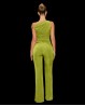 Tenue d’entraînement de danse vert anis et or