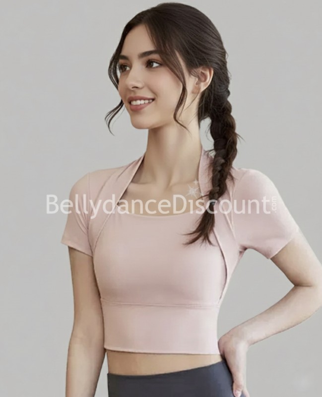 Haut de danse rosé