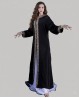 Oriental black and gold coat