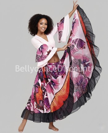 Ensemble de danse orientale rose