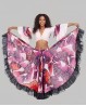 Conjunto de danza del vientre rosa