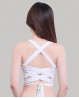 Débardeur de danse croisé blanc