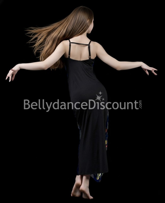 Vestido largo de danza oriental con 1000 destellos