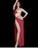 Raspberry sequined Bellydance costume