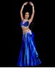 Costume de danse orientale bleu saphir