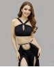 Black spangled Bellydance outfit
