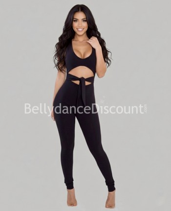 Black training suit for dance