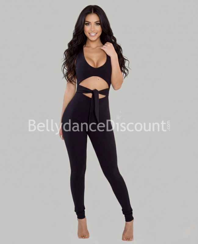 Black training suit for dance