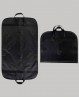 Black travel bag for dance costume