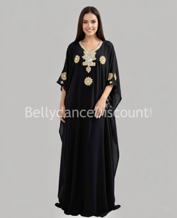Vestido oriental negro Khaliji