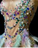 Feathers and beads Bellydance costume