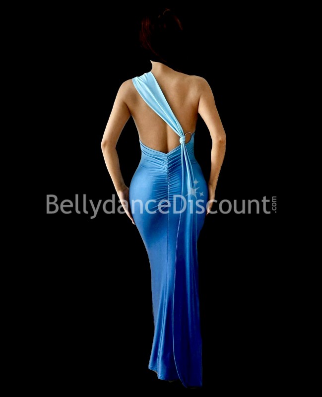 Robe de scène dégradé de bleu