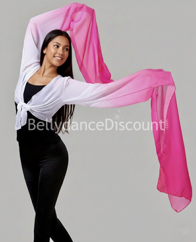 Scaldacuore maniche XXL bianco rosa