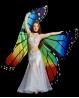 Alas de Isis multicolores "mariposa" para danza oriental