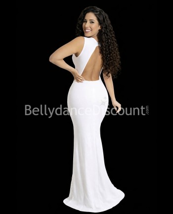 White dance dress with...