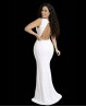 Abito di danza bianco con strass