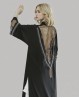 Orientalischer Mantel Schwarz mit Strass