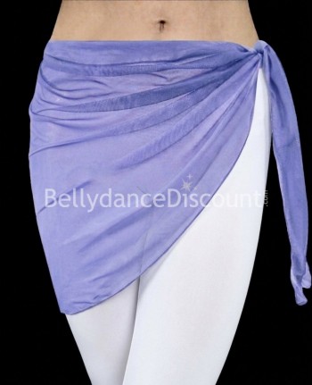 Foulard de danse orientale bleu pastel