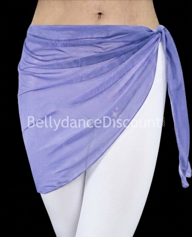 Foulard de danse orientale bleu pastel