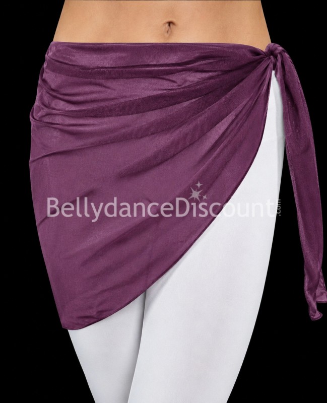 Plum purple belly dance hip scarf Plum purple belly dance hip scarf