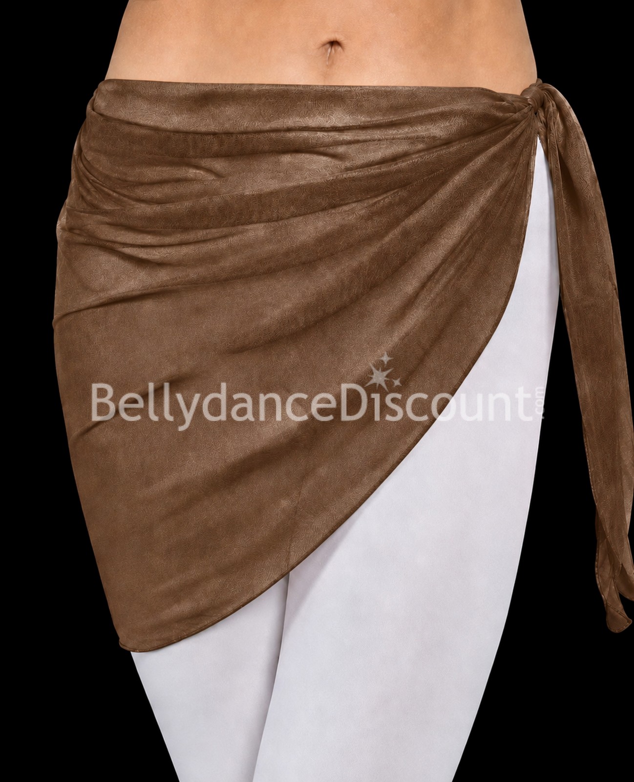 Brown oriental dance hip scarf Brown oriental dance hip scarf