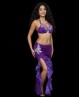 Costume de danse orientale violet