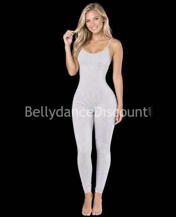 Combinaison de danse femme gris chiné
