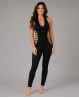 Black dance suit with straps
