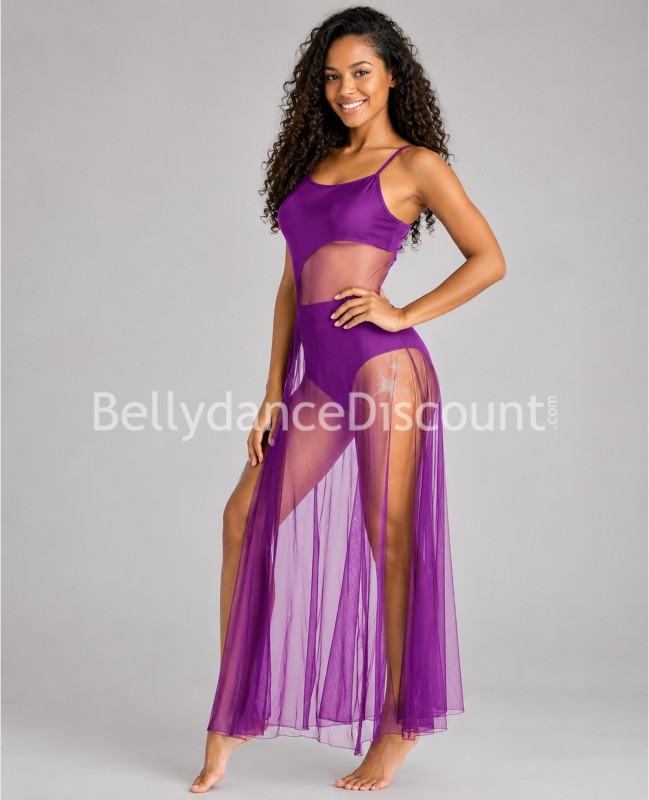 Dance leotard dress purple Dance leotard dress purple