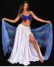 Blue beaded Bellydance bra