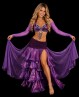 BH für den orientalischen Tanz Violett "Schmetterling"