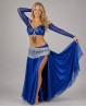 "Butterfly" dark blue Bellydance bra
