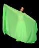 Rechteckiger Schleier für den orientalischen Tanz in Grün
